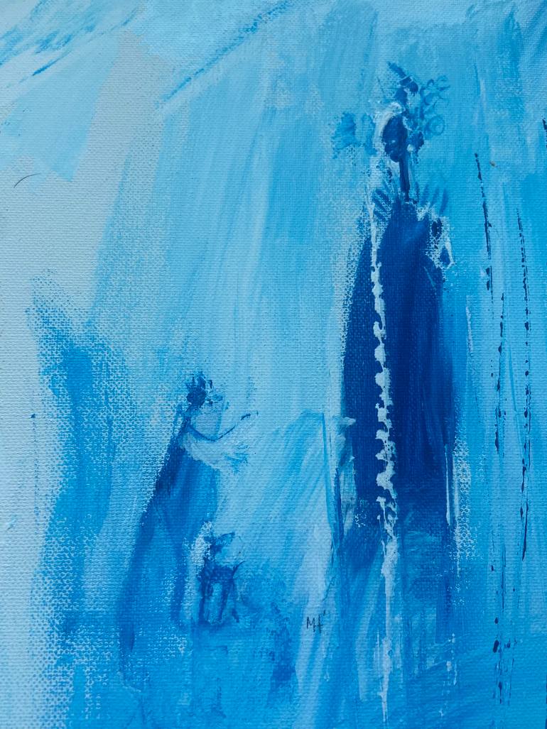 Original Abstract Pop Culture/Celebrity Painting by Martine Harris