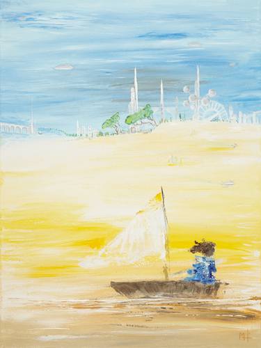 Original Sailboat Paintings by MARTINE HARRIS