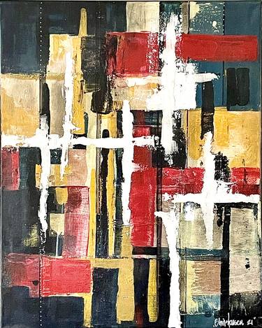 Original Abstract Painting by bente christensen