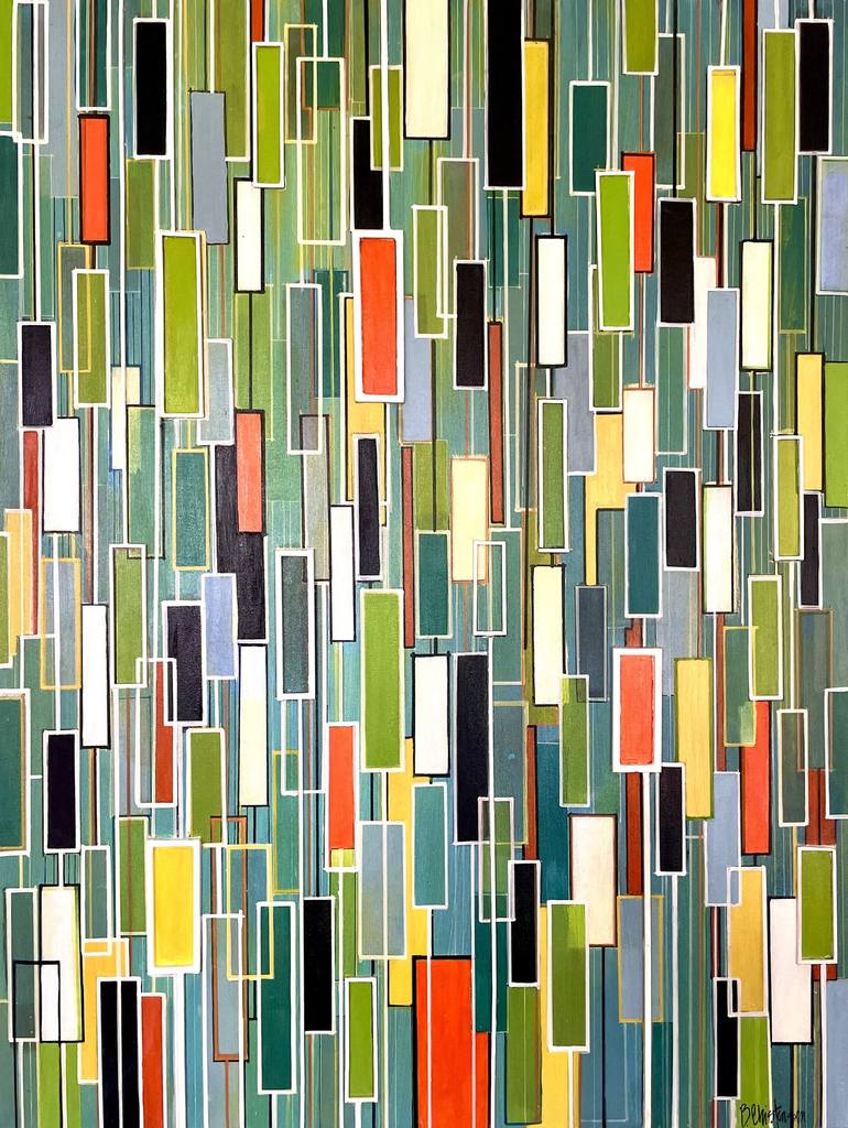 Print of Abstract Expressionism Abstract Paintings by Bente Christensen