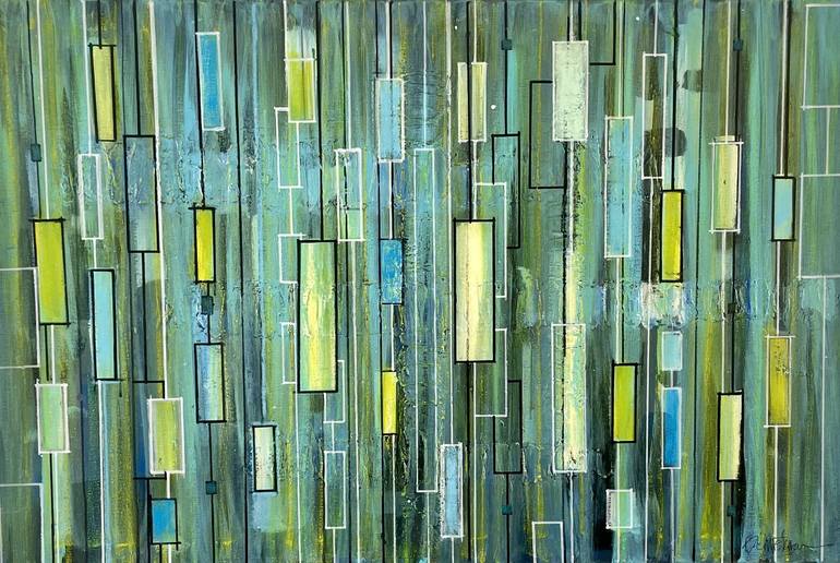 Print of Abstract Expressionism Abstract Paintings by Bente Christensen