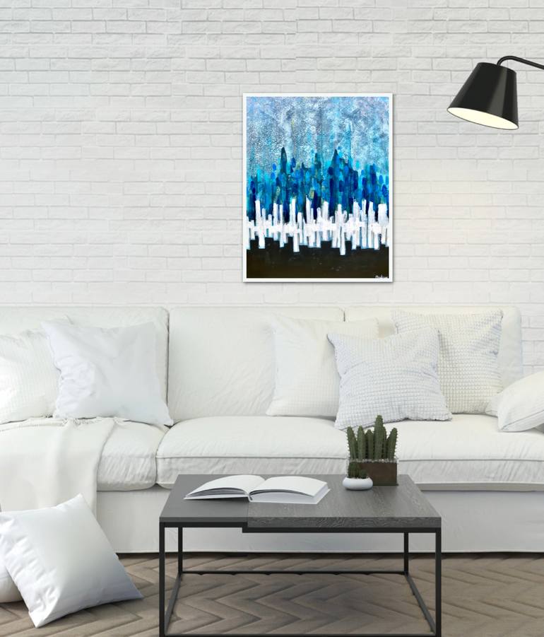 Original Abstract Expressionism Abstract Painting by Bente Christensen