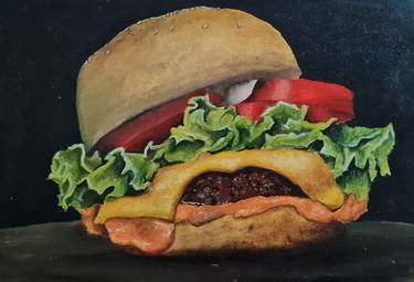 Burger painting thumb