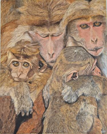 Original Art Deco Animal Paintings by Sanduni Beddage