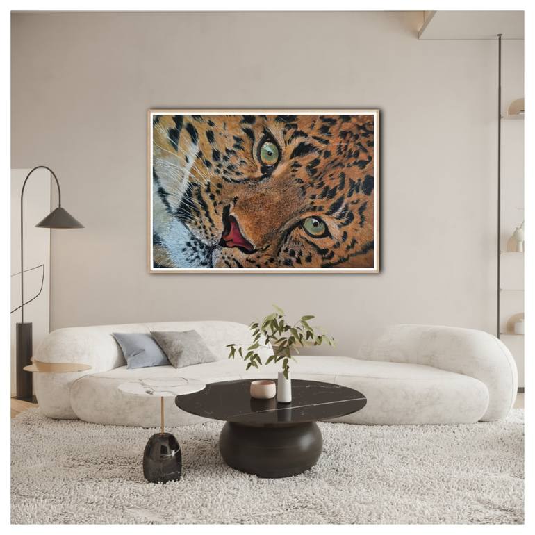 Original Art Deco Animal Painting by Sanduni Beddage