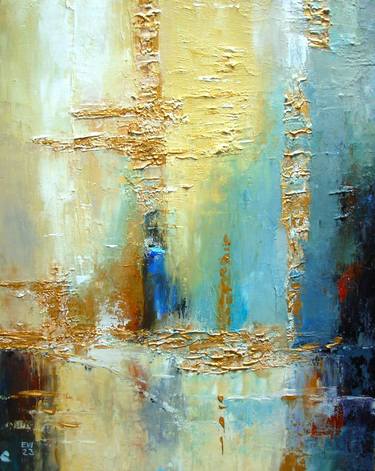 Original Abstract Expressionism Abstract Paintings by Elena Ivanova
