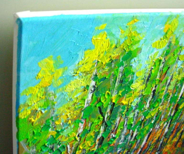 Original Abstract Landscape Painting by Elena Ivanova