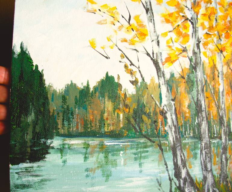 Original Modern Landscape Painting by Elena Ivanova