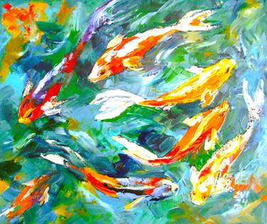 Original Abstract Seascape Paintings by Elena Ivanova