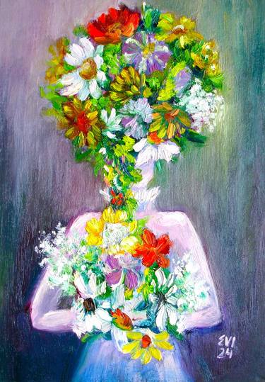 Print of Fine Art Floral Paintings by Elena Ivanova