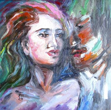 Original Impressionism People Paintings by Elena Ivanova