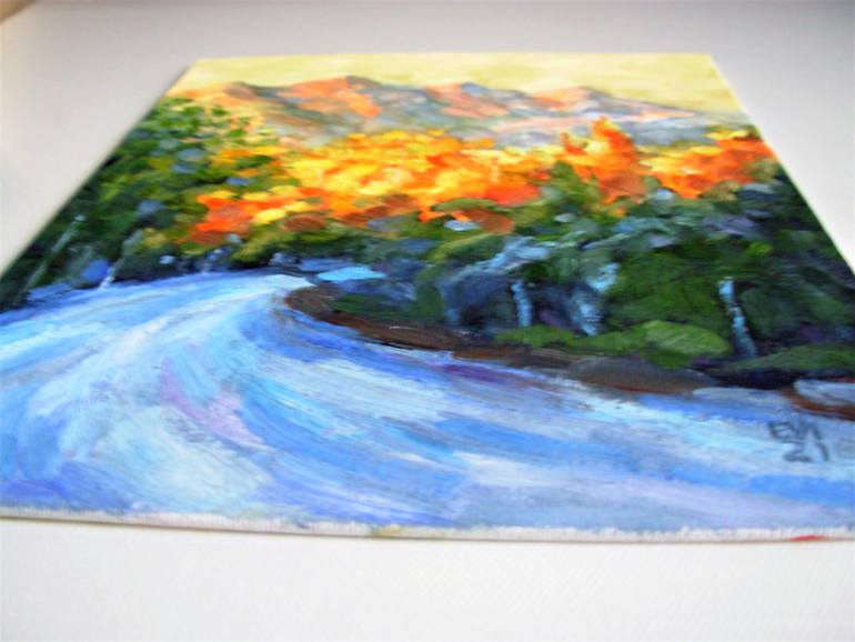 Original Impressionism Landscape Painting by Elena Ivanova