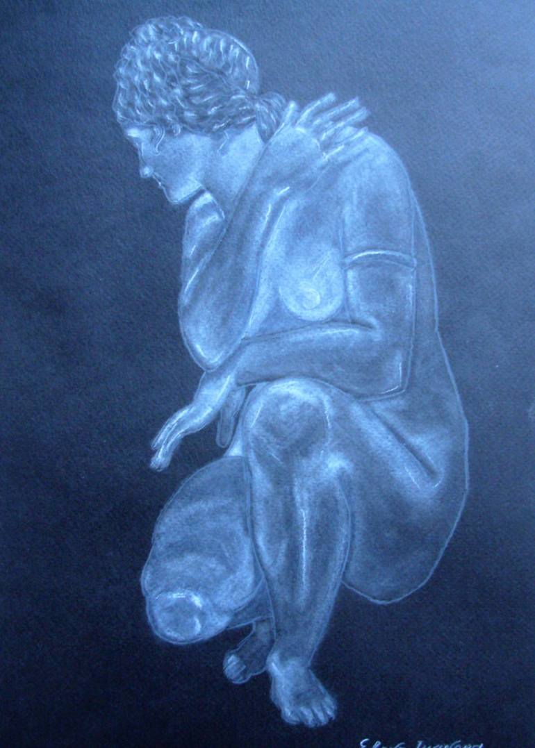 Original Figurative Nude Painting by Elena Ivanova