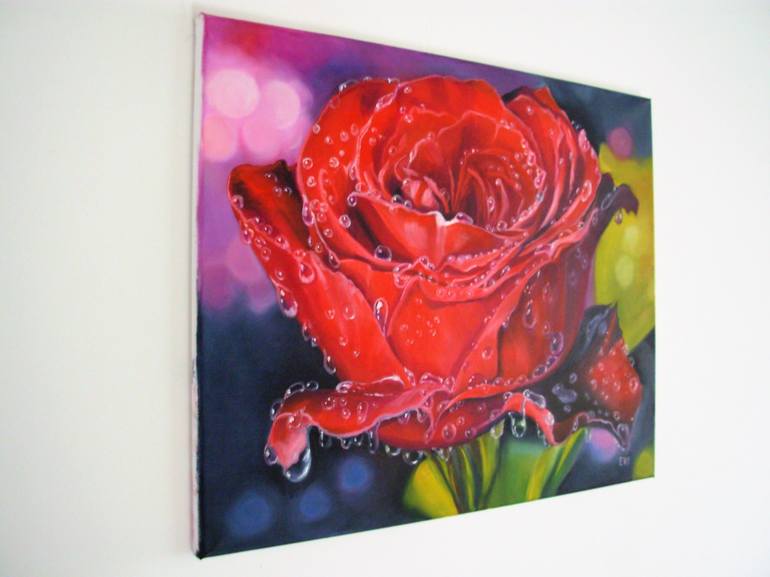 Original Floral Painting by Elena Ivanova