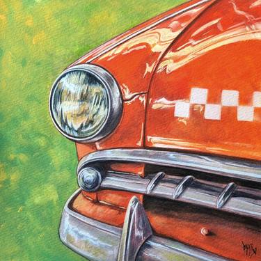 Original Illustration Car Paintings by Diana Rode