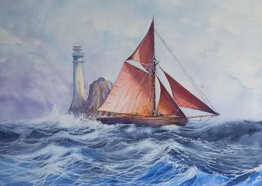 Original Fine Art Seascape Paintings by Aleksandr Kachesov