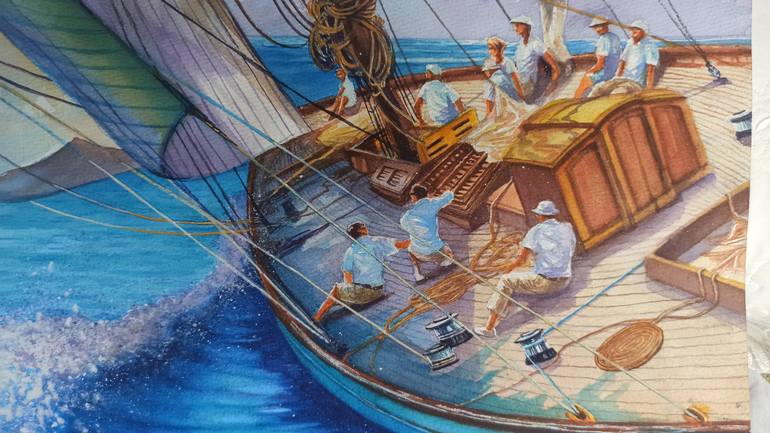 Original Photorealism Other Painting by Aleksandr Kachesov