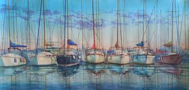 Original Realism Seascape Paintings by Aleksandr Kachesov