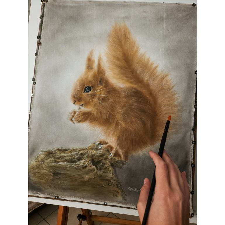 Original Animal Painting by Olga Belova