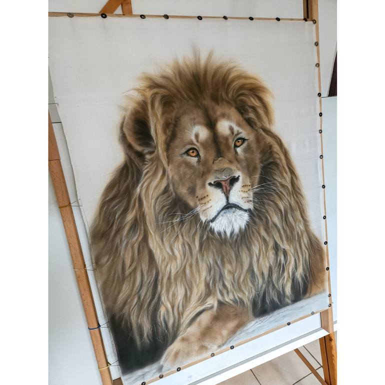 Original Photorealism Animal Painting by Olga Belova