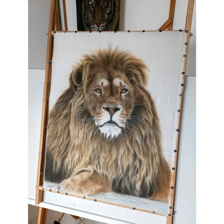 Original Photorealism Animal Painting by Olga Belova