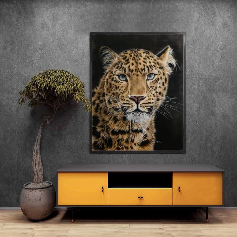 Original Art Deco Animal Painting by Olga Belova