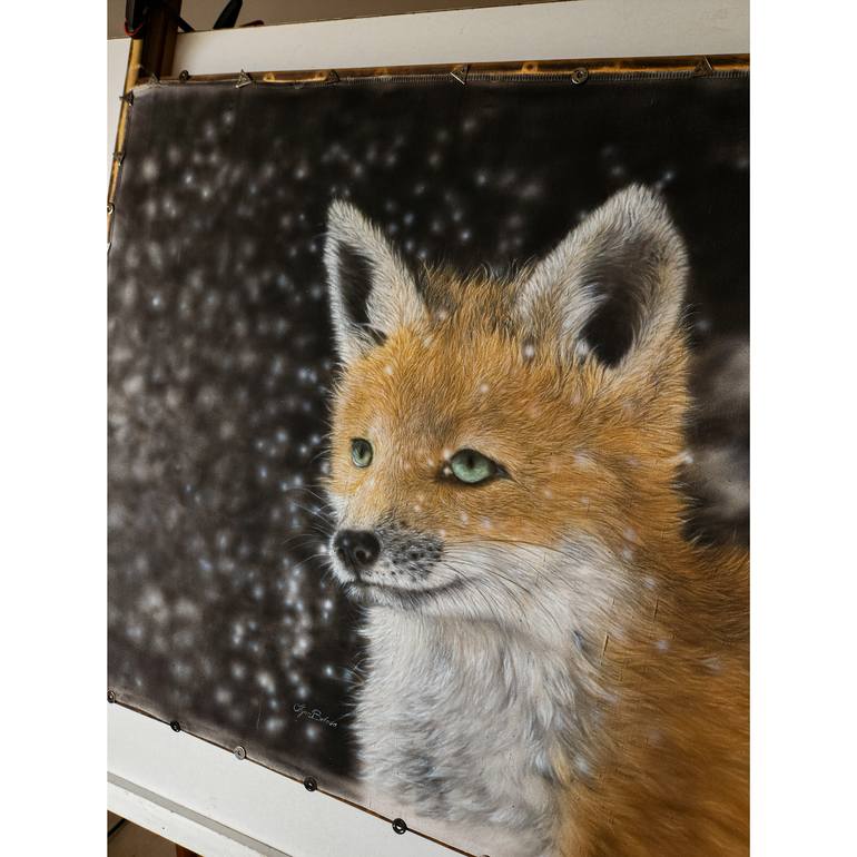 Original Art Deco Animal Painting by Olga Belova