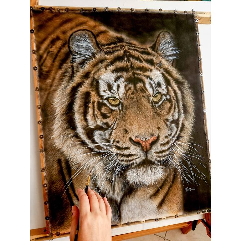 Original Animal Painting by Olga Belova