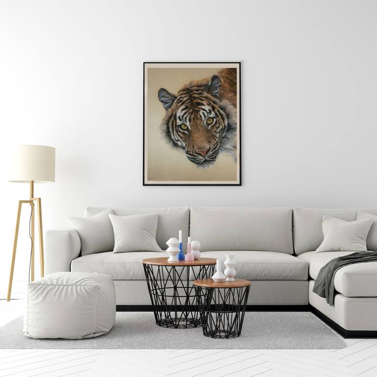 Original Photorealism Animal Painting by Olga Belova