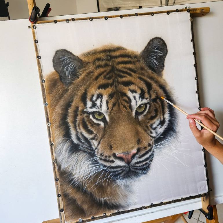 Original Animal Painting by Olga Belova