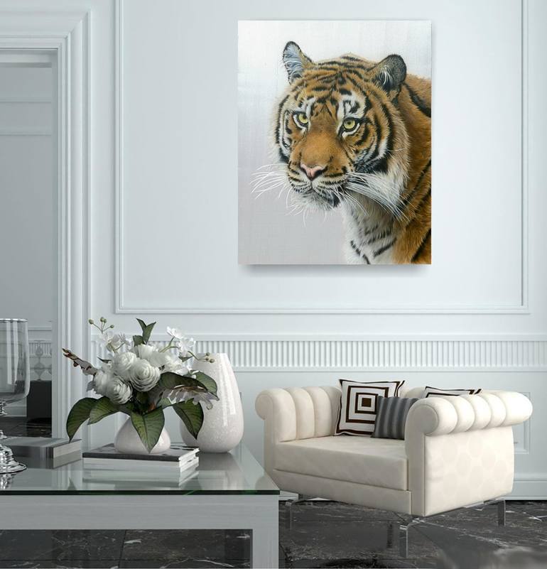 Original Art Deco Animal Painting by Olga Belova