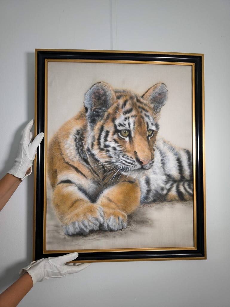 Original Photorealism Animal Painting by Olga Belova