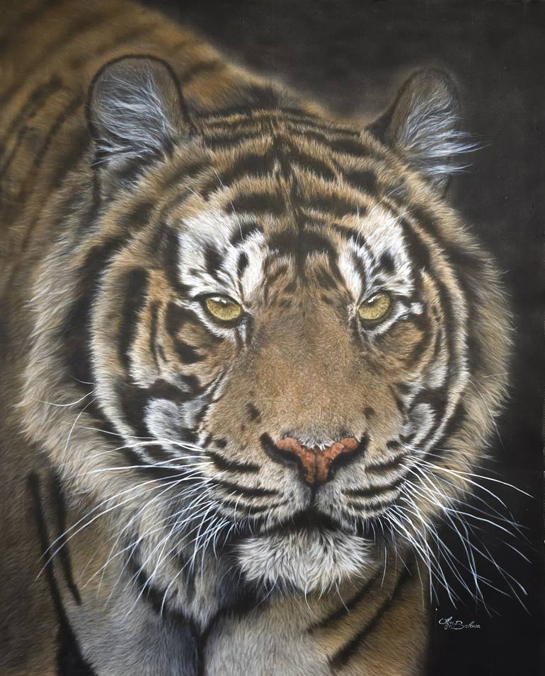 Print of Art Deco Animal Paintings by Olga Belova