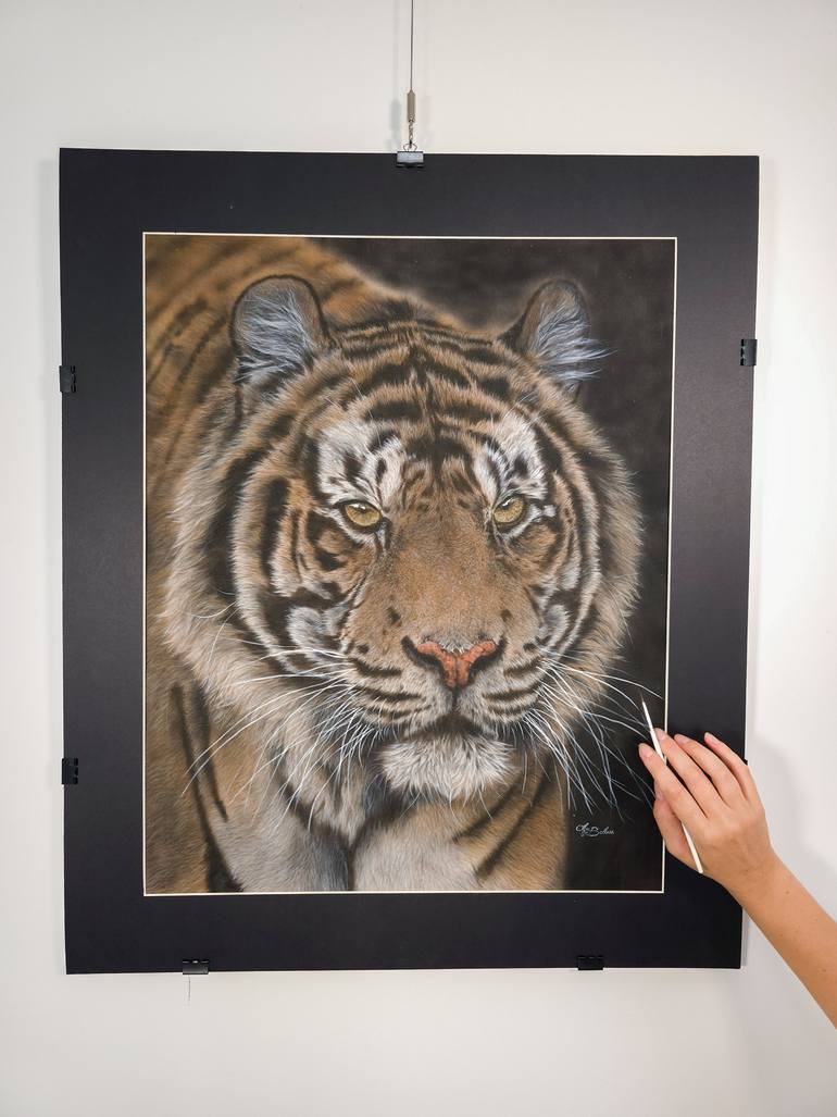 Original Art Deco Animal Painting by Olga Belova