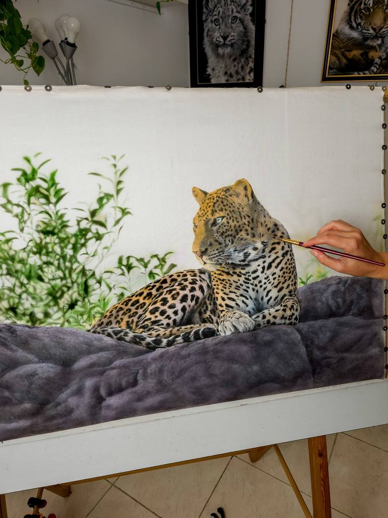 Original Portraiture Animal Painting by Olga Belova