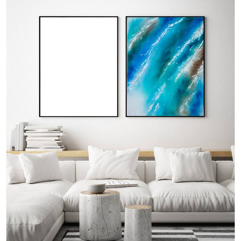 Original Abstract Expressionism Abstract Painting by Olga Belova