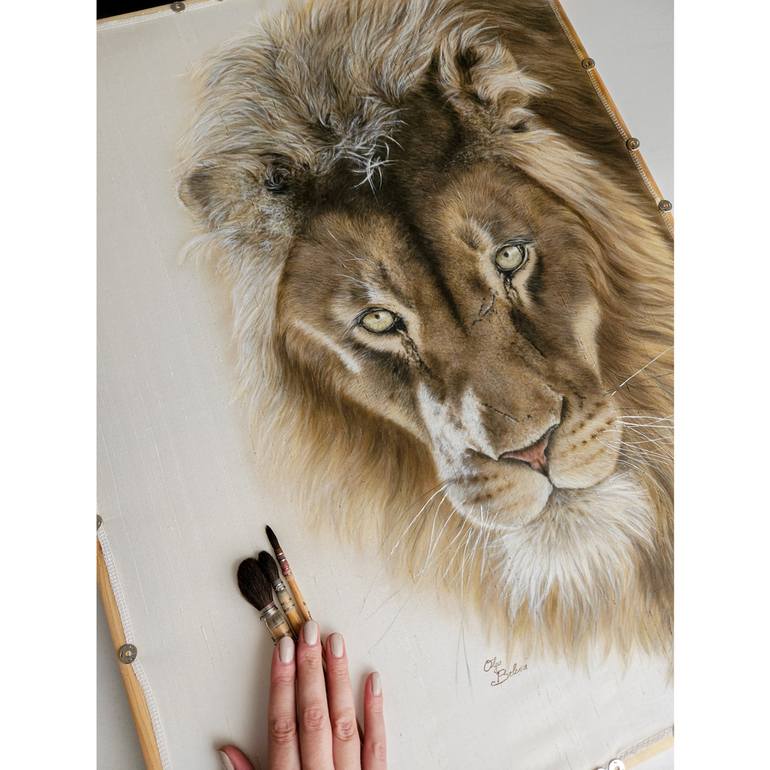 Original Realism Animal Painting by Olga Belova