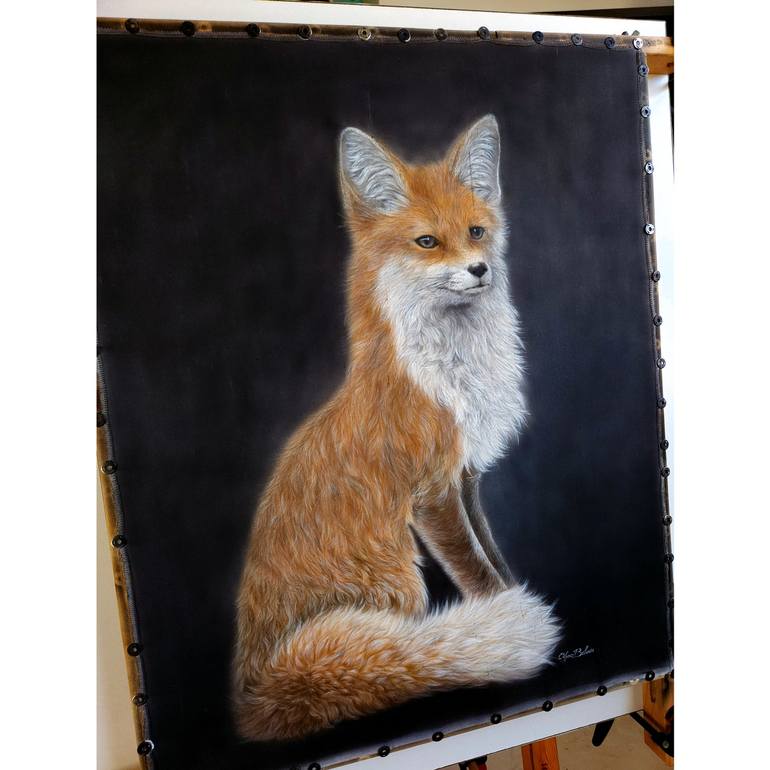 Original Photorealism Animal Painting by Olga Belova