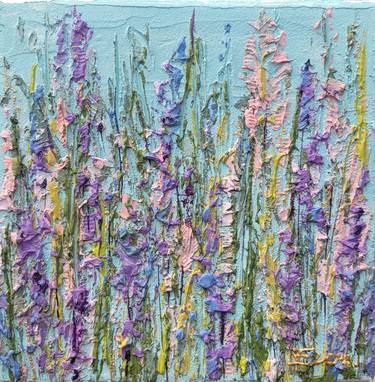 Original Abstract Garden Paintings by Eun-Hye Seo