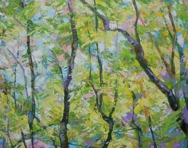 Original Tree Paintings by Eun-Hye Seo