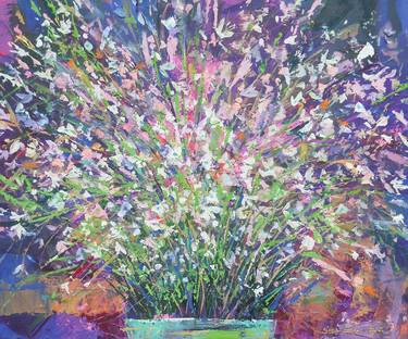 Original Abstract Expressionism Garden Paintings by Eun-Hye Seo