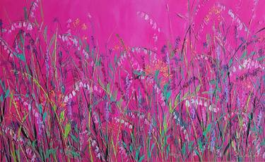 Original Abstract Garden Paintings by Eun-Hye Seo