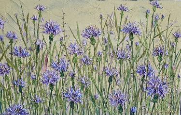 Original Abstract Garden Paintings by Eun-Hye Seo