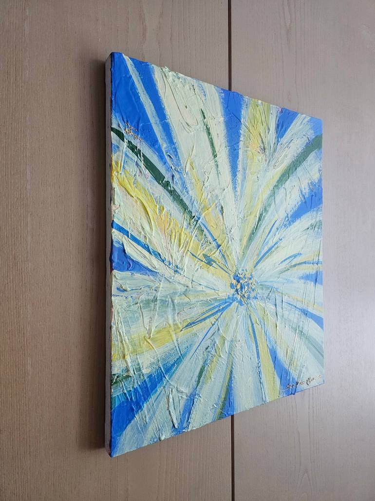 Original Abstract Floral Painting by Eun-Hye Seo