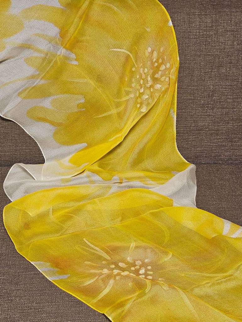 Original Art Deco Floral Painting by Eun-Hye Seo