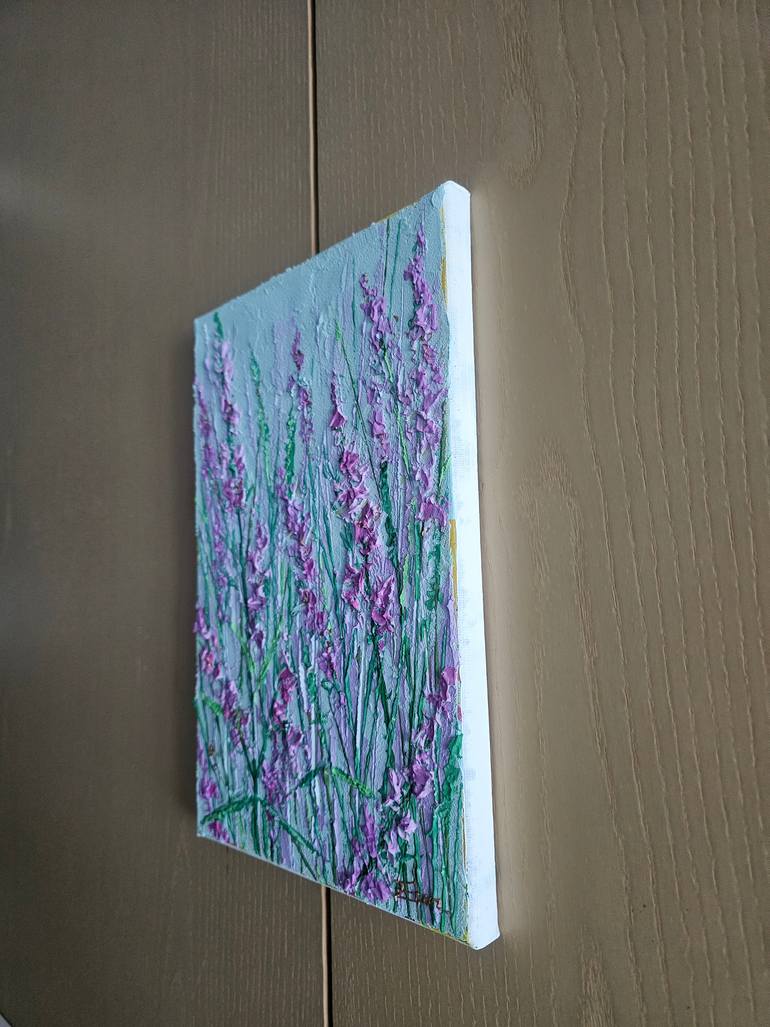 Original Abstract Floral Painting by Eun-Hye Seo