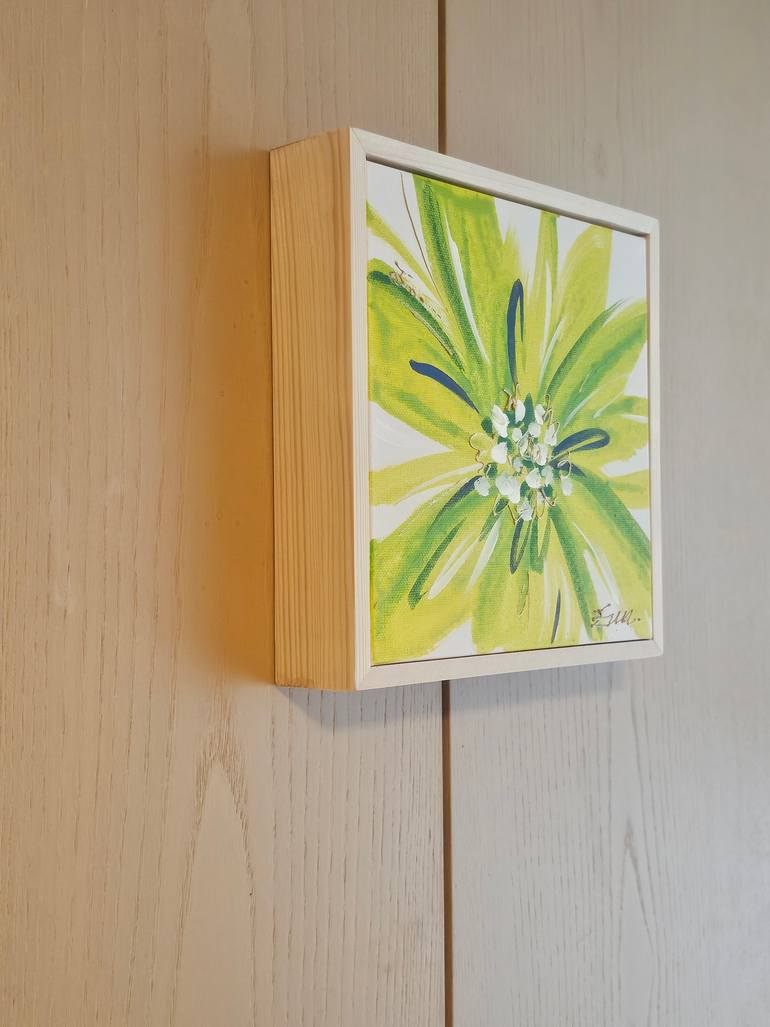 Original Abstract Floral Painting by Eun-Hye Seo