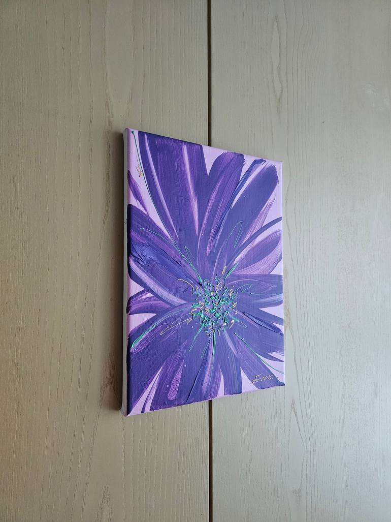 Original Abstract Floral Painting by Eun-Hye Seo