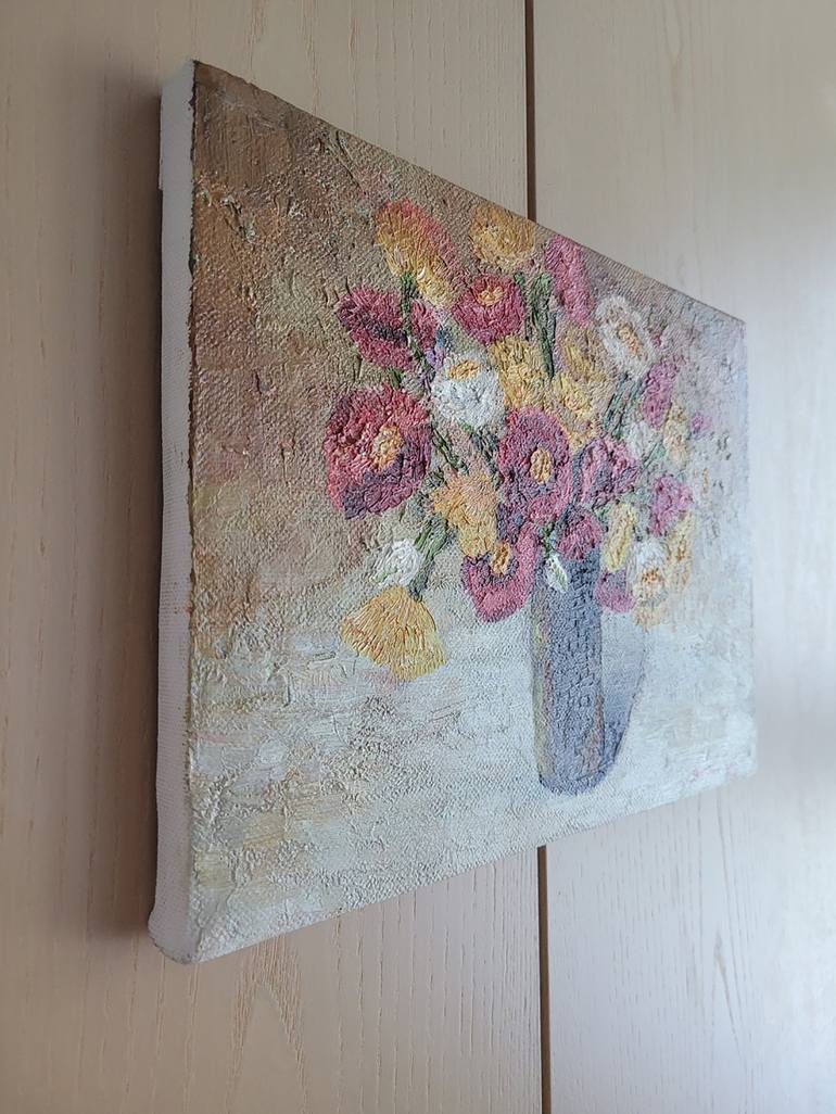 Original Fine Art Floral Painting by Eun-Hye Seo