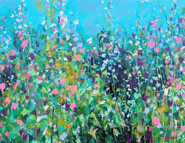 Original Fine Art Garden Paintings by Eun-Hye Seo